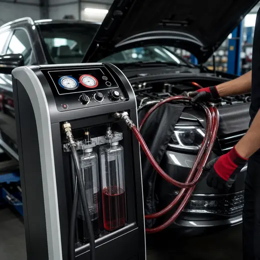 Equipamento profissional para troca de óleo do câmbio automático